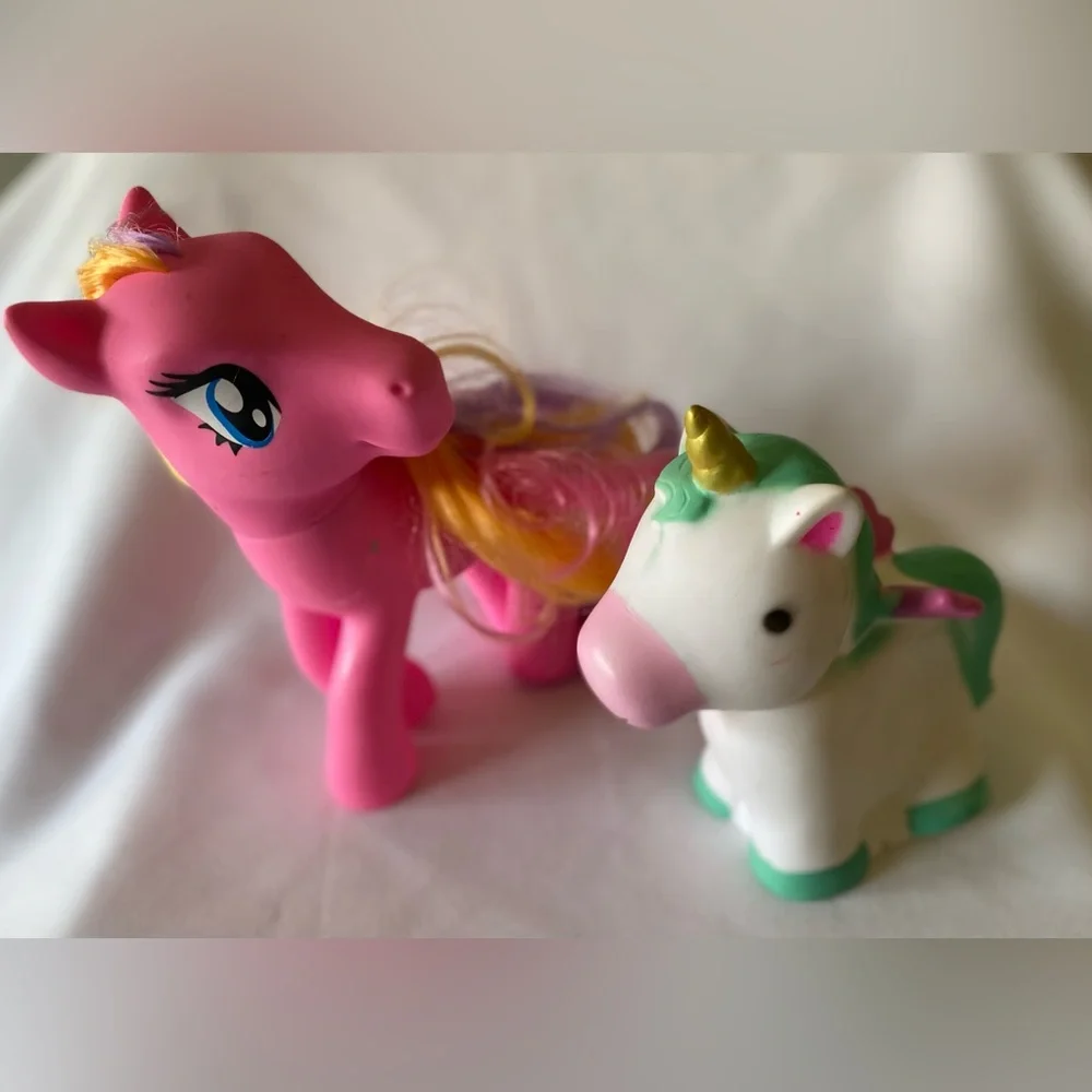 My Little Pony Dolgen Pink Diamond Sparkle Purple Multi Mane & Plastic Unicorn